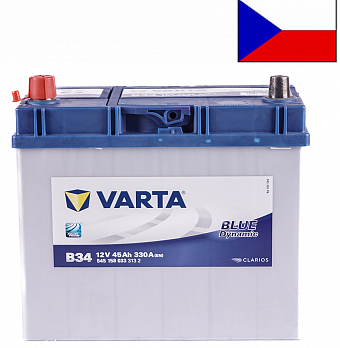 ���� ������������ VARTA Blue Dynamic 6CT 45Ah L+ 330A EN 238x129x227 ��. ��. B24 "�������" (545 158 033)